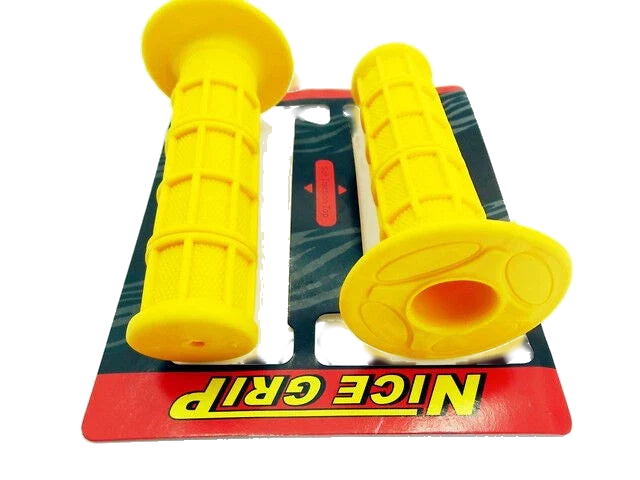 Honda CR125  - Left & Right Pair Yellow Hand Grip Set