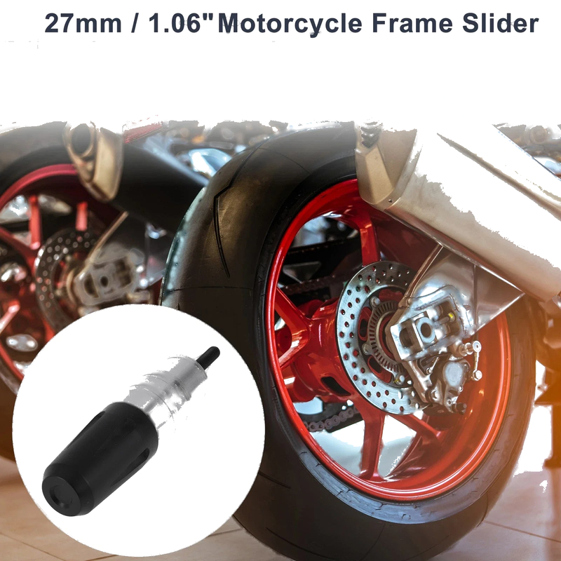 Make Model 16mm Aluminum Alloy Motorcycle Slider Frame Bolt Nut 1 Set