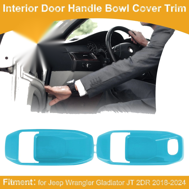 Jeep Wrangler Gladiator JT Interior Door Handle Bowl Cover Trim