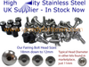 Yamaha TZR 250 3MA Stainless Fairing & Windscreen Bolt Groove (1989–1997)