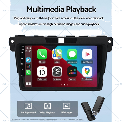 Mazda CX-7 9'' Touch Screen Android 13 Bluetooth In-Dash Unit (2008-2015)