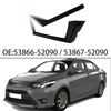 Toyota Yaris Front LH+RH Fender Cowl Side Fender Black (2012–2014)