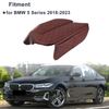 BMW 5 Series (2018-2023) Red 1 Pair Center Console Cover with Storage Bag