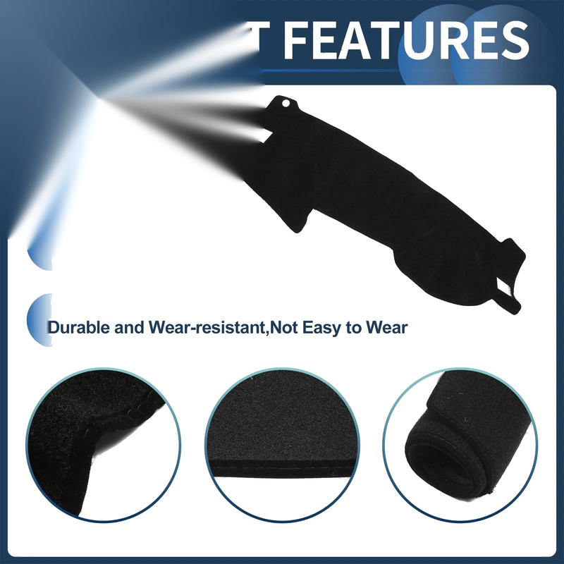 Subaru Legacy 2003-2009 Black 1 x Set Dashboard Cover Mat