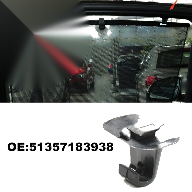 BMW 3 Series E90 F35 Curtain Hook Bracket Rear Window Sunshade