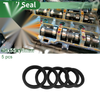 Oil Seal 45x55x10mm Rotary Shaft Seal NBR Rubber Black