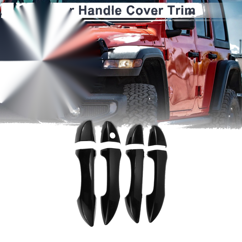 Toyota Corolla Door Handle Cover Trim / Durable Tailgate Black /