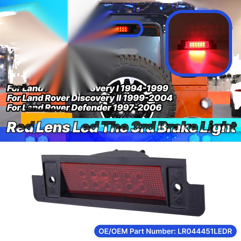 Land Rover Discovery LED Third Tail Center Brake Light Lamp (1994–1999)