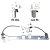 Saab 9-3 Rear Right Window Regulator (2003-2012)