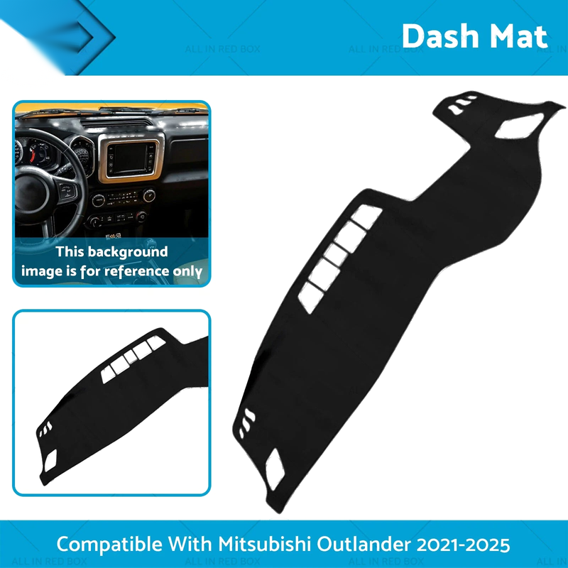 Mitsubishi Outlander Dash Mat Anti-Slip Microfiber Leather (2021-2025)