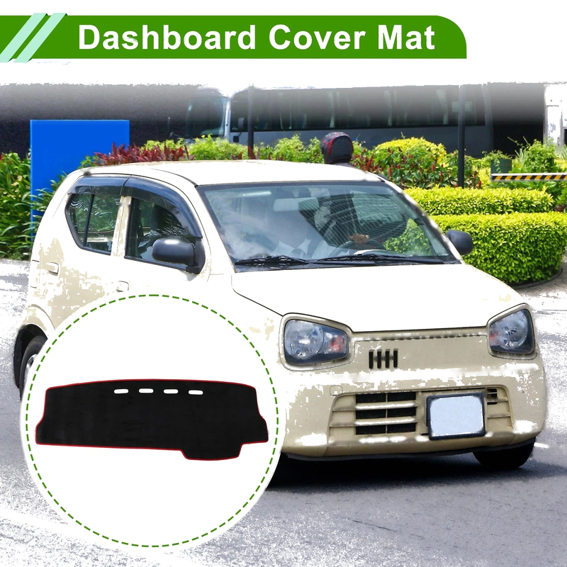 Suzuki Alto Dashboard Cover 1 x Black Red Trim (2019-2022)