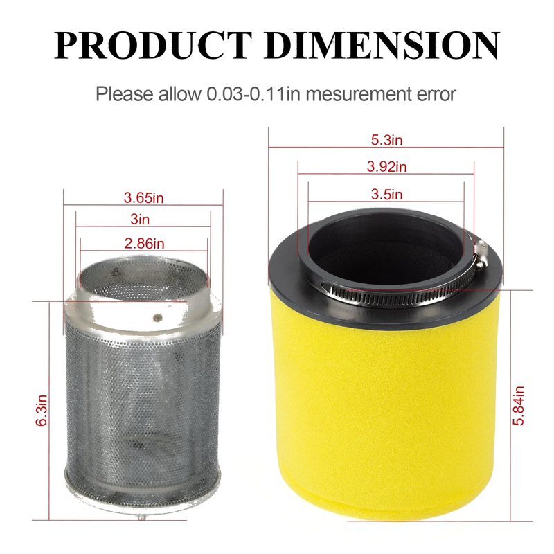 Honda TRX450R Air Filter + Air Filter Cage (2004–2009)