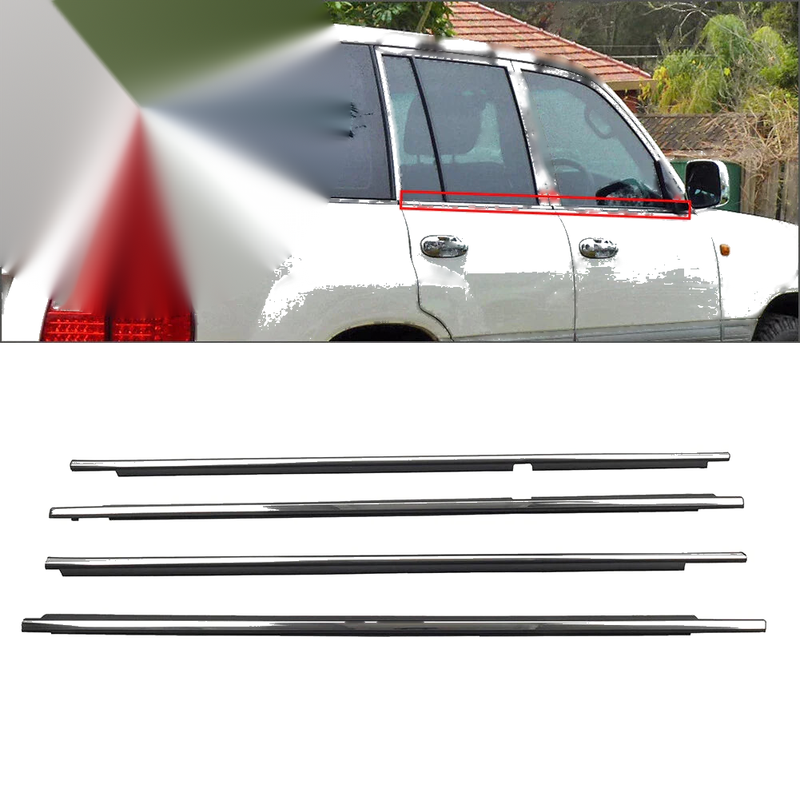 Toyota Land Cruiser 100 Series Outer Door Belt Moulding (1998-2007)