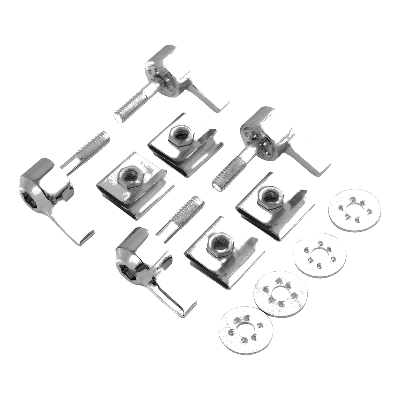Harley Road Glide Chrome Saddlebag Lock Mounting Screws (1993-2024)