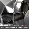 Dodge Charger (2008-2010) Black White Stitches Console Armrest Cover