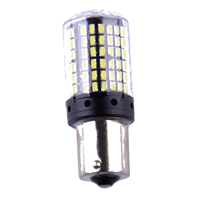 Camper Trailer White 1156 1141 BA15S 144-SMD LED Interior Light Bulbs