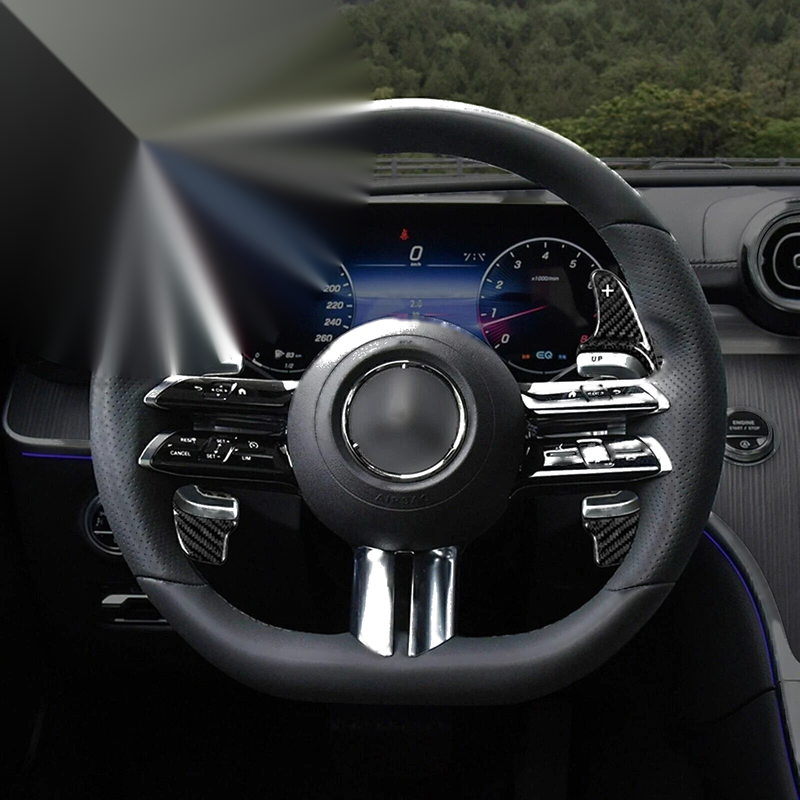 Benz AMG 2 x Carbon Fiber Steering Wheel Shift Paddle Extensions (22-23)