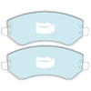 Jeep Cherokee KJ 4WD Front Disc Brake Pads Set (2002-2008)