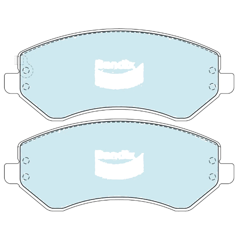Jeep Cherokee KJ 4WD Front Disc Brake Pads Set (2002-2008)