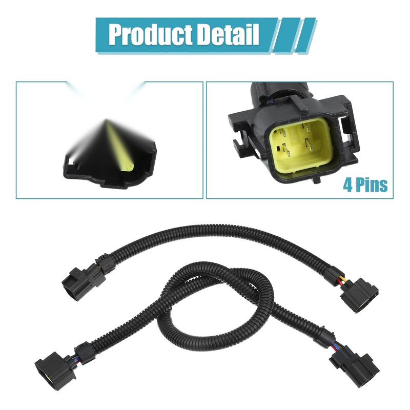 Jeep Wrangler 12" + 24" Oxygen Sensor Extension Harness (2001 - 2019)