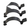 Quality Snap Clip Cover Clamp 3 x Air Filter Housing Black Manganese Steel