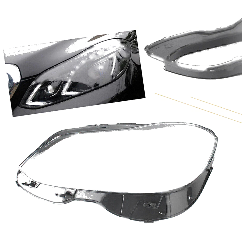 Mercedes Benz W212 Left Headlight Lens Cover (2014-2015)