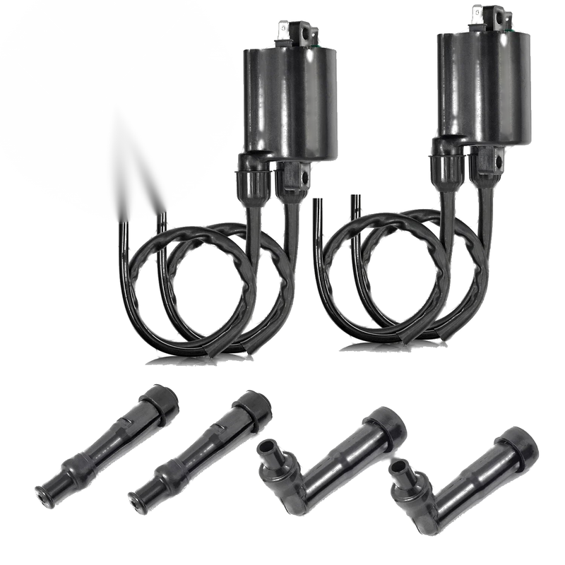 Honda CB750 Nighthawk 2 x Ignition Coil & Spark Plug Cap (1991–2003)