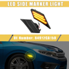 Scion FR-S Amber Light Black Pair Front LED Side Marker Lights