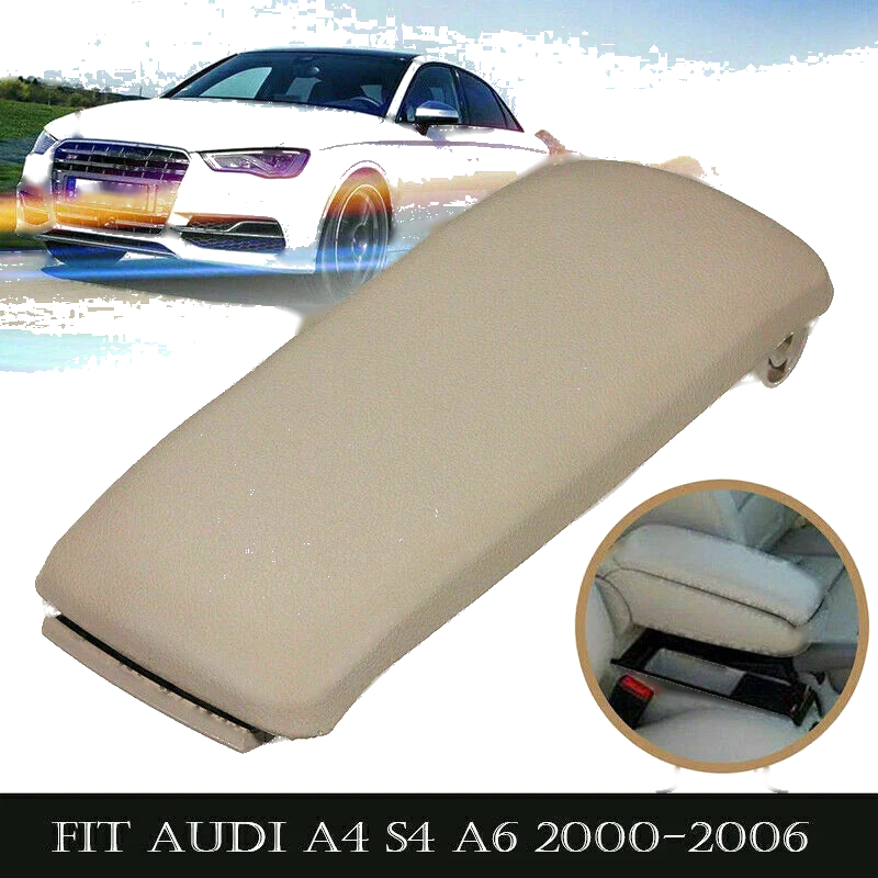 Audi A4 B6 B7 Beige Center Console Armrest Cover Lid (2002-2006)