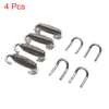 Motorcycle 4pcs 61mm Stainless Steel Exhaust Pipe Springs with Hooks