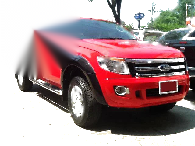 Ford Ranger Matte Black Door Handle Cover Trim (2012-2018)