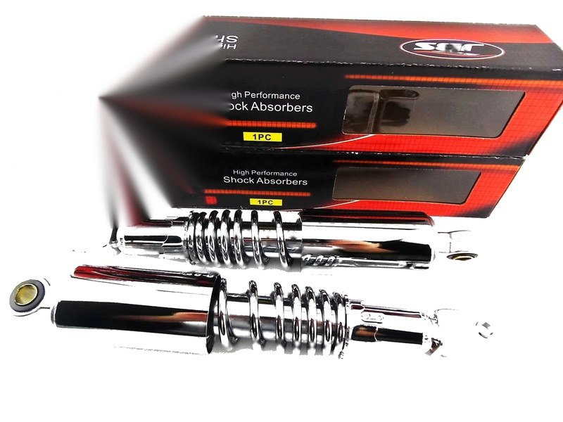 Honda CL77 305cc Chrome Rear Shock Absorbers (1961-1967)