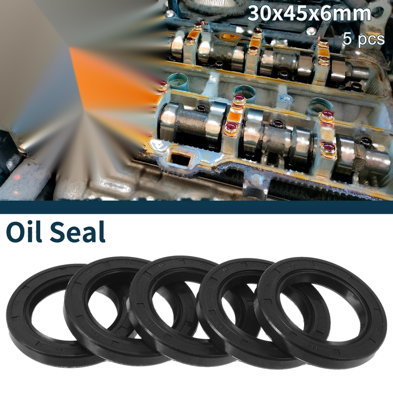 Make Model Oil Seal / 30x45x6mm / Seal Ring Rotary Shaft Seal NBR Rubber