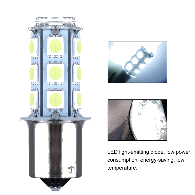 RV Camper Trailer 10 x 12V 1156 1141 18SMD LED Interior Light Bulbs