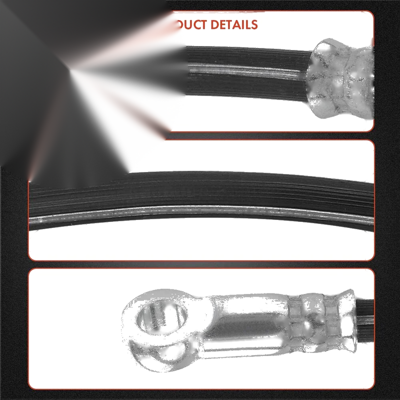 Dodge Jeep Chrysler Front Brake Hydraulic Hoses