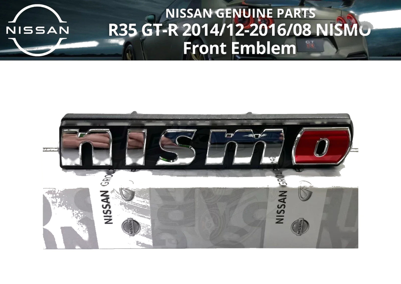 NISSAN GT-R NISMO Front Emblem (2014–2016)
