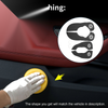 Chevrolet Malibu Black Anti Kick Pad Sticker Protector (2012-2014)