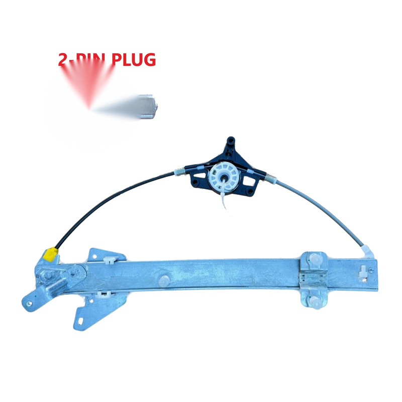 Mazda 3 Front Left Electric Window Regulator With 2 Pins Motor (2013–2019)