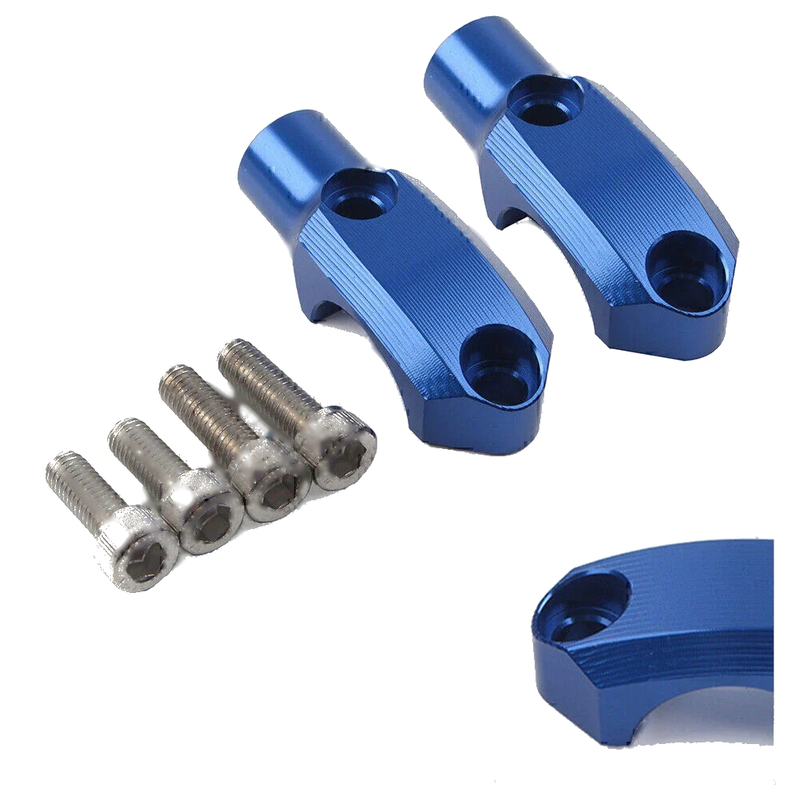 BMW F900XR Blue Master Cylinder Mirror Clamp Mount Bracket (2019-2021)