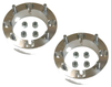 2 x ATV Wheel Spacers 4in Total Spacing 4/156 Bolt Pattern M12x1.25 Studs