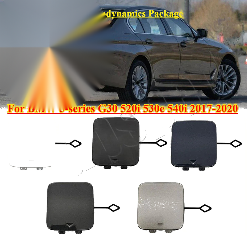BMW 5 Series G30 Rear Bumper Tow Hook Eye Cover Cap (2017-2020)