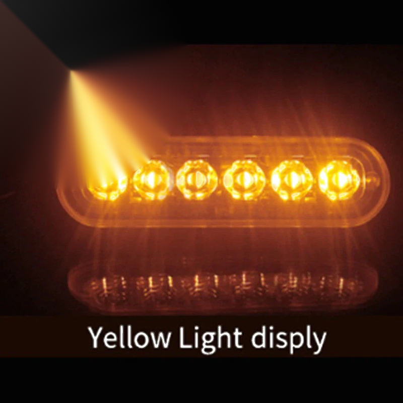 Grill Breakdown Beacon 10 x Amber Recovery Strobe 6 LED Lights