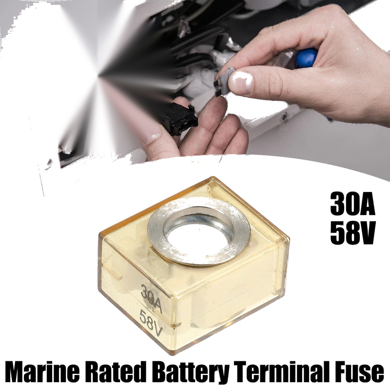 Marine Equipment Waterproof 30A Battery Fuse Terminal