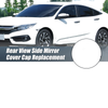 Honda Civic White Left Side Car Mirror Cover Caps (2016-2021)
