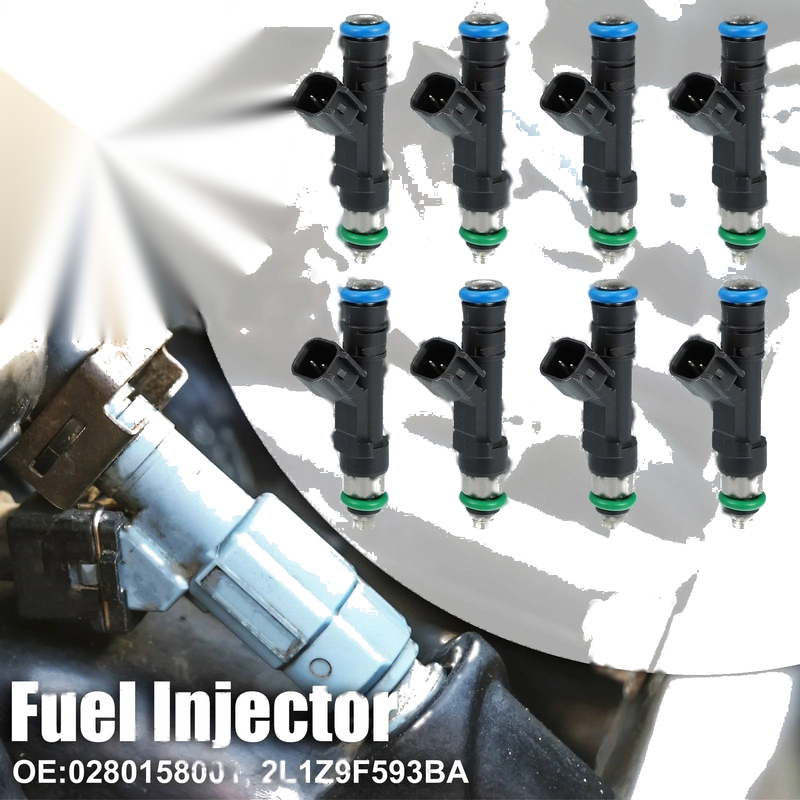 Ford E-150 E-350 Super Duty 5.4L 8pcs Fuel Injector Nozzle (2004-2008)