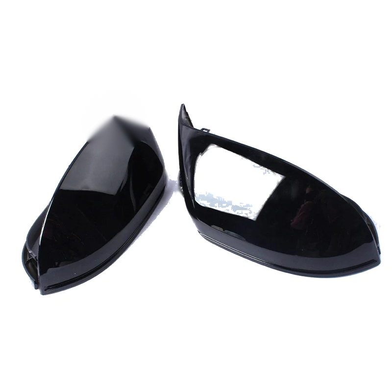 Audi A7 C7 Black Side Wing Mirror Caps With Lane Assist (2010–2018)