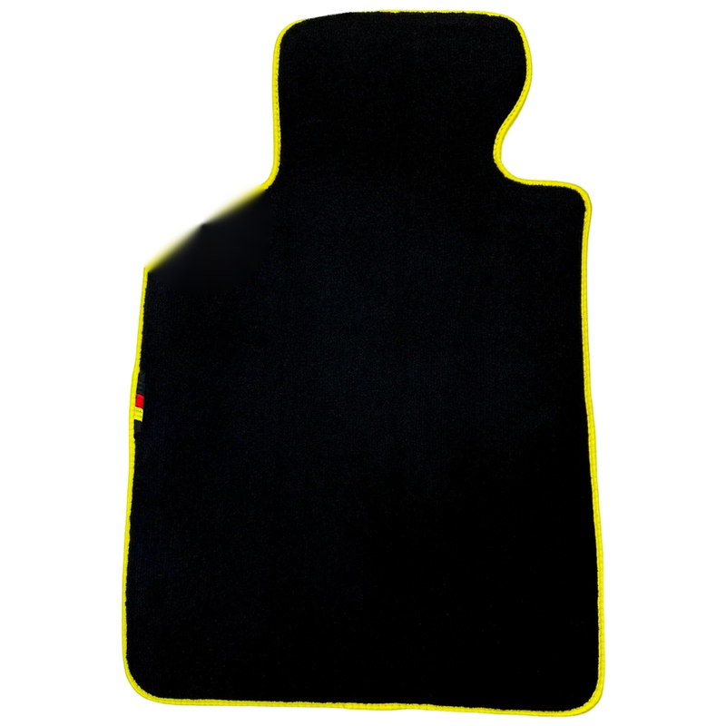 BMW 3 Series E90 4-Door Sedan (2005-2011) Yellow Trim AutoWin Floor Mats