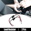2 x DC 12V 25W 6.8 Ohm Motorcycle LED Flasher Turn Signal Indicator Adaptor