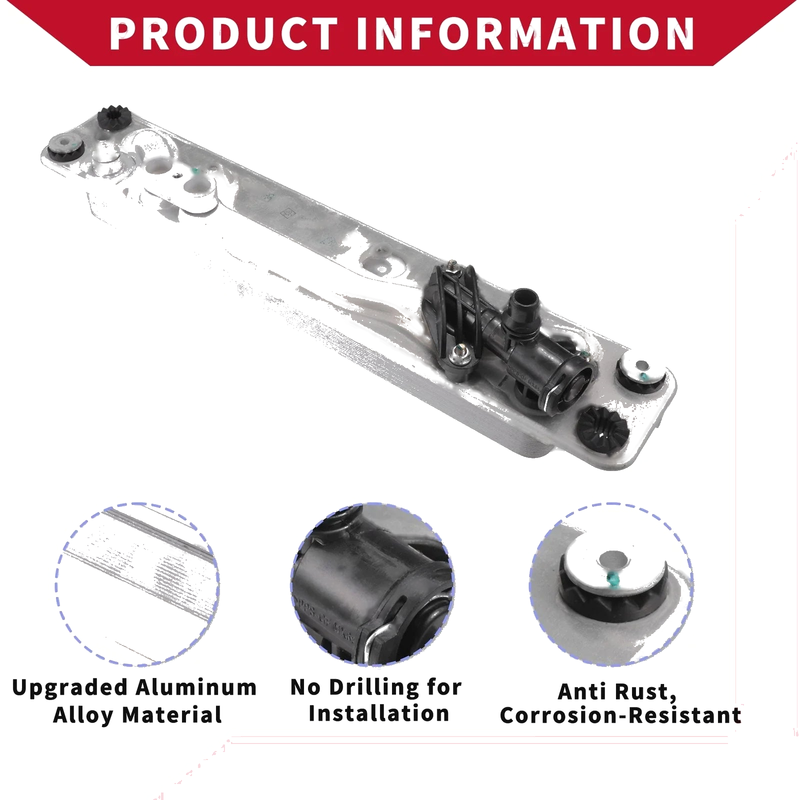 BMW X5 X6 Engine Oil Cooler Filter Housing with Bolt (2007-2018)