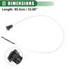 Dodge Challenger (2008-2012) Black Car Engine Oil Level Indicator Dipstick